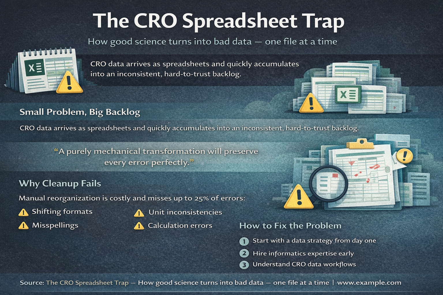The CRO Spreadsheet Trap: How High-Quality Science Leads to Low-Quality Data 